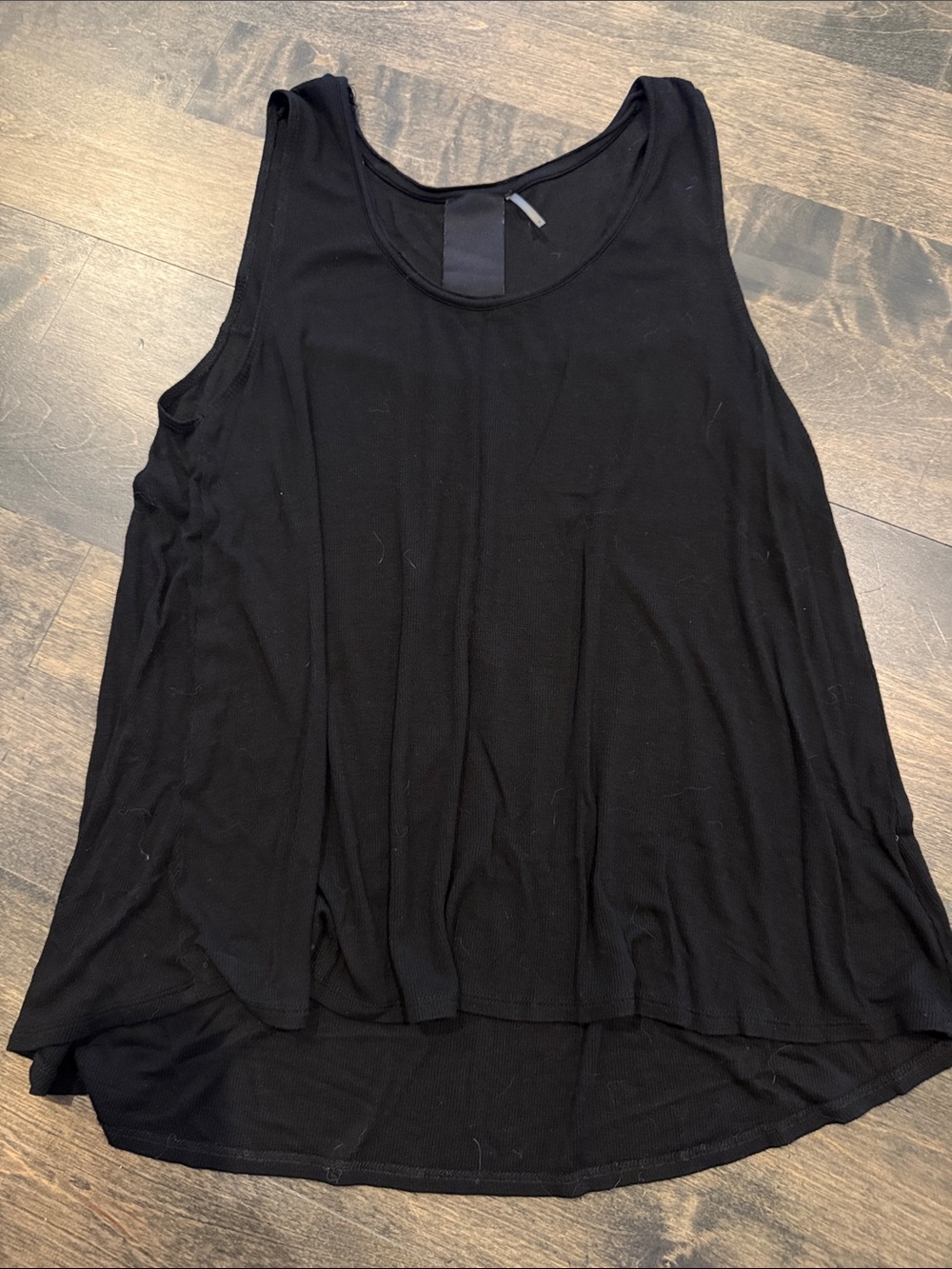 Everyday Black Scoop Neck Tank Top